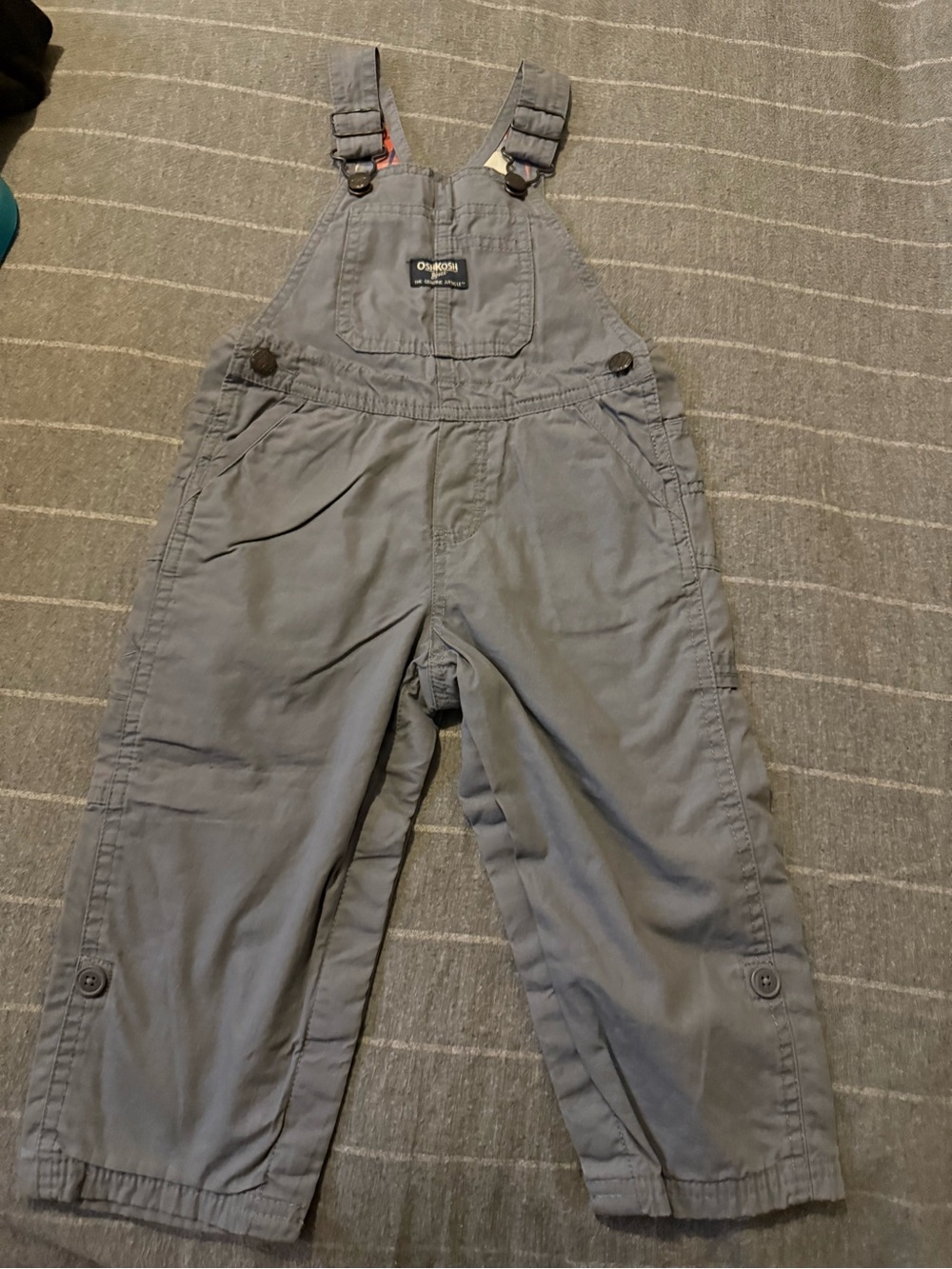 OshKosh B'gosh Charcoal Toddler Overalls